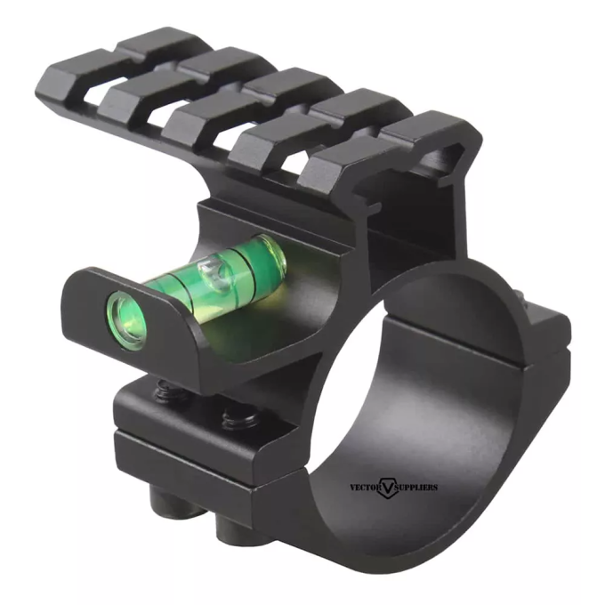 Кольцо VECTOR OPTICS с планкой Picatinny и уровнем, 30/25,4 мм SCACD-07