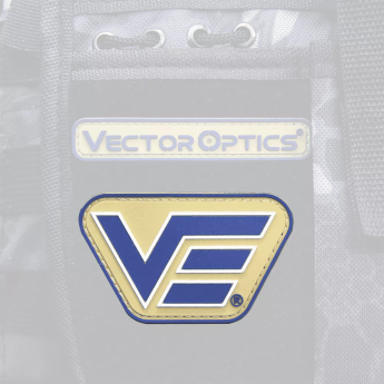 Нашивка Vector Optics Logo Rubber Patch 7,5х4,5 см
