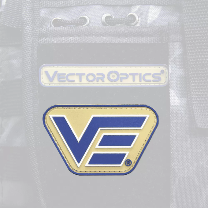 Нашивка Vector Optics Logo Rubber Patch 7,5х4,5 см